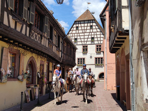 randonnée à cheval France Alsace photo 1