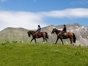 randonnée à cheval France Auvergne-Rhône-Alpes photo 1