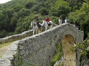 randonnée à cheval Espagne Catalogne photo 1
