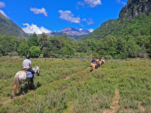 randonnée à cheval Chili &Ntilde;uble photo 1
