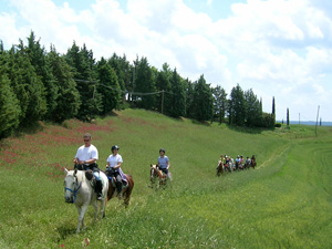 randonnée à cheval Italie Toscane photo 4